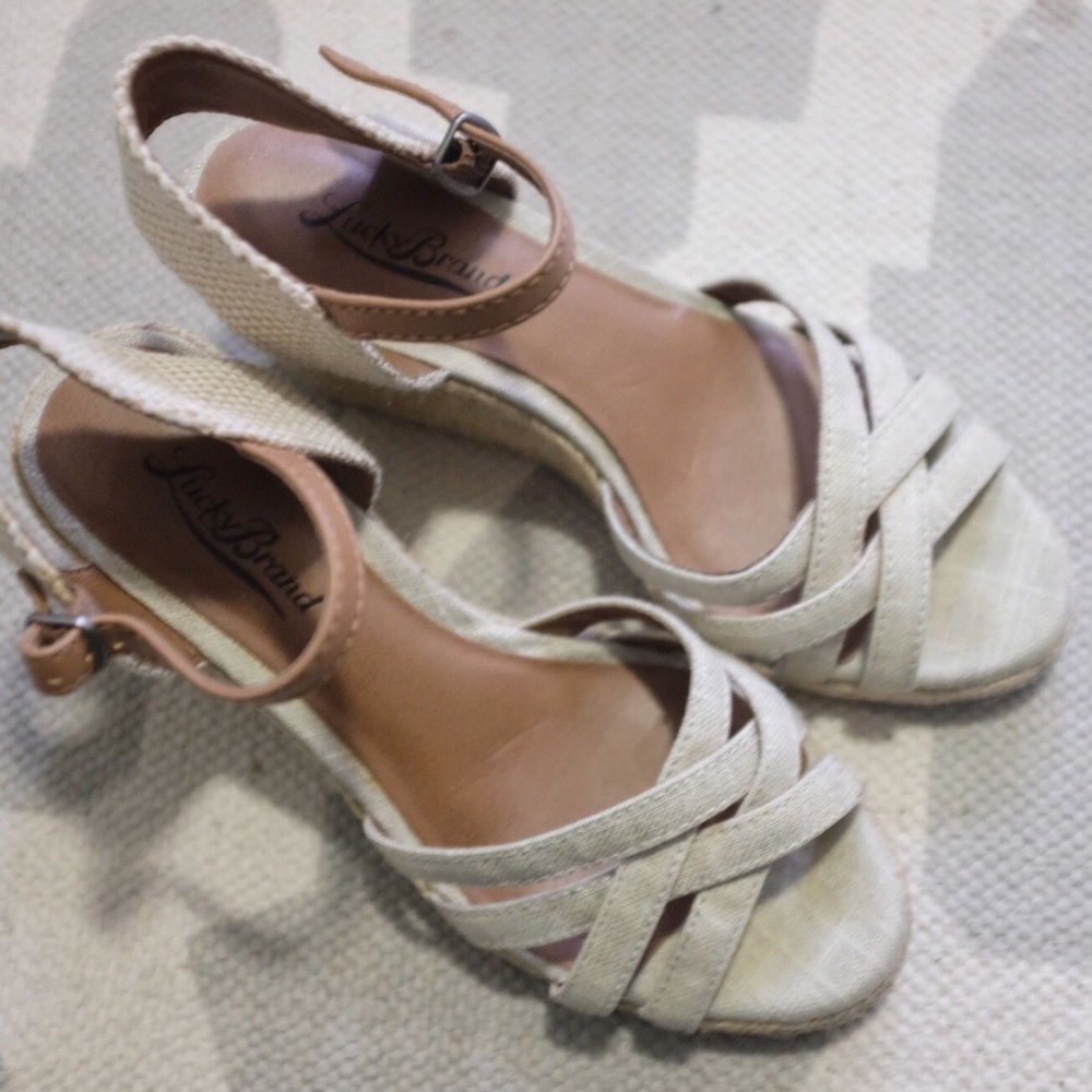 Lucky brand wedged sandal